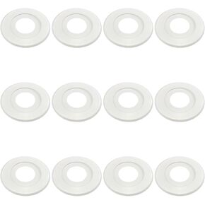 Recessed Fire Sprinkler Escutcheon Cover Plate Extension Trim Ring/Expansion Plate in White