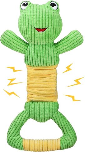 Large Squeaky Dog Toys, Interactive Puppy Toys with Crinkle Paper, Pull Tug of War Dog Toy, Plush Dog Chew Toys for Small, Medium, Large Breed in Kuwait