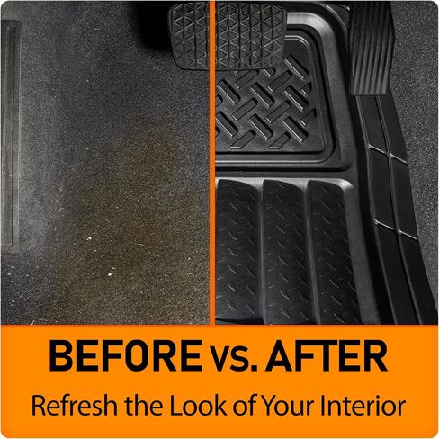 Armor All 4-Piece Black Rubber Floor Mats in Saudi Arabia