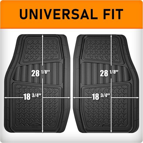 Armor All 4-Piece Black Rubber Floor Mats in Saudi Arabia