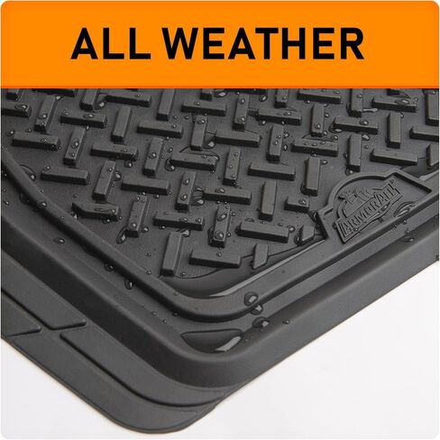 Armor All 4-Piece Black Rubber Floor Mats in Saudi Arabia