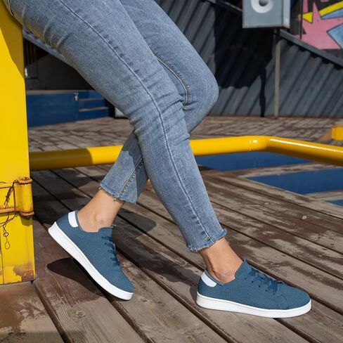 poemlady Women's Casual Walking Shoes Mesh Tennis Work Memory Foam Running Sneakers in Saudi Arabia