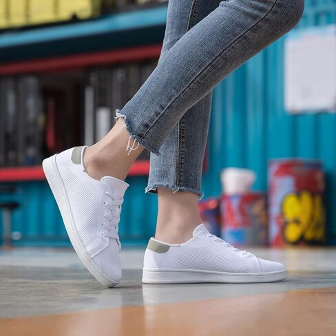 poemlady Women's Casual Walking Shoes Mesh Tennis Work Memory Foam Running Sneakers in Saudi Arabia