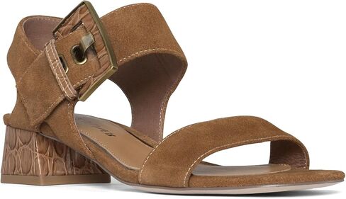Donald Pliner Women's Croco Patent and Calf Leather Heeled Sandal in Saudi Arabia