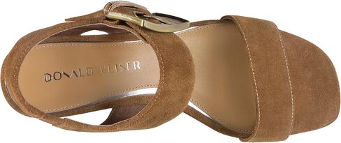 Donald Pliner Women's Croco Patent and Calf Leather Heeled Sandal in Saudi Arabia