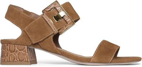Donald Pliner Women's Croco Patent and Calf Leather Heeled Sandal in Saudi Arabia