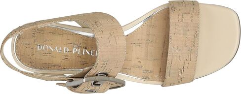 Donald Pliner Women's Croco Patent and Calf Leather Heeled Sandal in Saudi Arabia