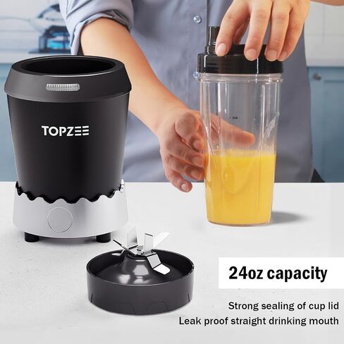 Blender for Smoothies, 1000W Blenders for Kitchen, Dishwasher Safe with 24oz Easy Go Cups in Saudi Arabia