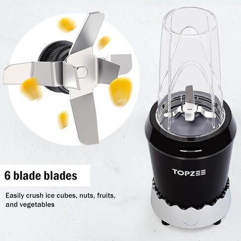 Blender for Smoothies, 1000W Blenders for Kitchen, Dishwasher Safe with 24oz Easy Go Cups in Saudi Arabia