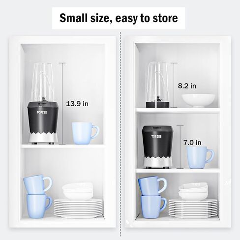 Blender for Smoothies, 1000W Blenders for Kitchen, Dishwasher Safe with 24oz Easy Go Cups in Saudi Arabia