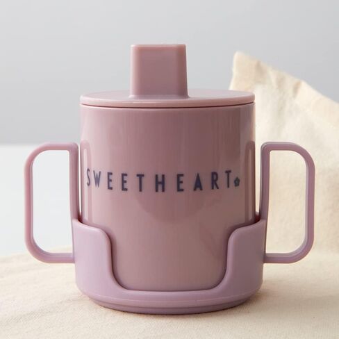 غطاء مشروبات بتصميم حروف للأطفال والرضع، زجاج للشرب شخصي من التريتان - خالٍ من BPA، BPS وخالي من EA، غطاء ملون غير لامع مع حلقة سيليكون، آمن للاستخدام في غسالة الأطباق، 14 جم in Kuwait