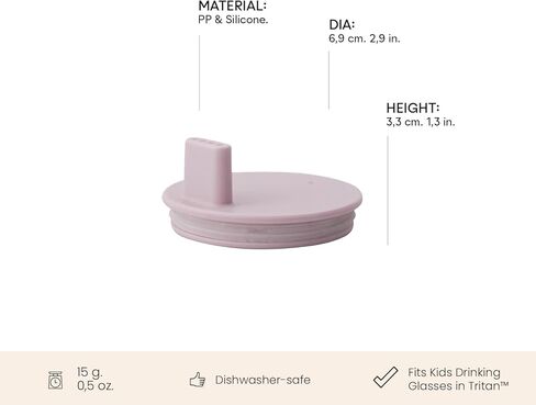 غطاء مشروبات بتصميم حروف للأطفال والرضع، زجاج للشرب شخصي من التريتان - خالٍ من BPA، BPS وخالي من EA، غطاء ملون غير لامع مع حلقة سيليكون، آمن للاستخدام في غسالة الأطباق، 14 جم in Kuwait