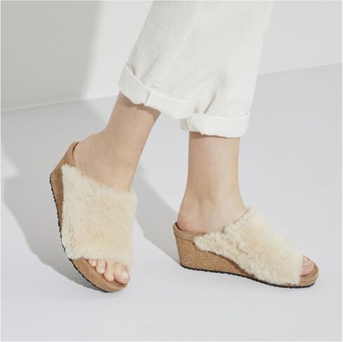 Birkenstock Papillio Namica Sherling Wedge Sandal in Kuwait
