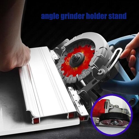 Angle Grinder Stand Grinder Holder Support Tools for Tile 45° Chamfer Cutting with Anti-scratch Base Connectable to Water Pipe in Saudi Arabia