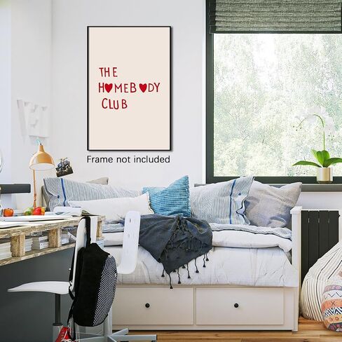 WOFUPMY Trendy Cute Posters Eclectic Preppy Aesthetics Canvas Wall Art Yellow Affirmation Room Decor - More Amor Por Favor Prints for Bedroom Dorm 12x16 inch Unframed in Saudi Arabia