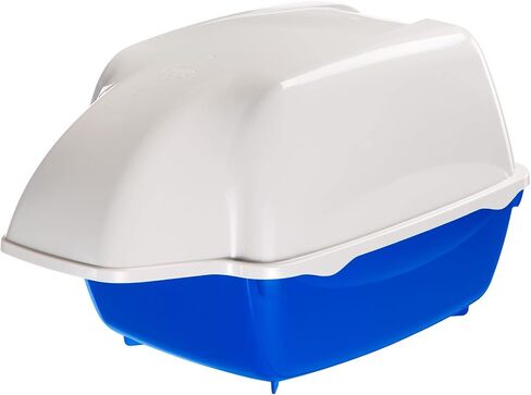 Ferplast Cosmic Outdoor Hooded Litter Box- BLACK; Measures 20x16x15 in Saudi Arabia