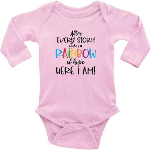 After Every Storm There Is A Rainbow Infant Rompers Newborn Playsuit in Kuwait