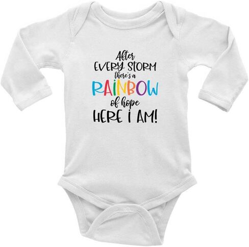 After Every Storm There Is A Rainbow Infant Rompers Newborn Playsuit in Kuwait