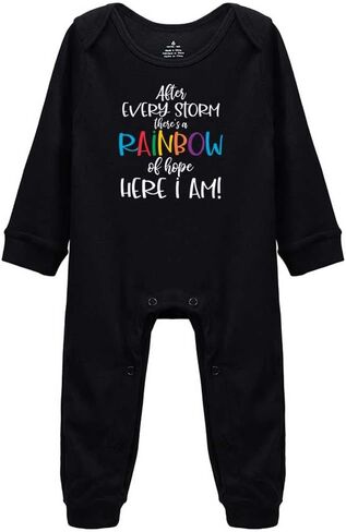 After Every Storm There Is A Rainbow Infant Rompers Newborn Playsuit in Kuwait
