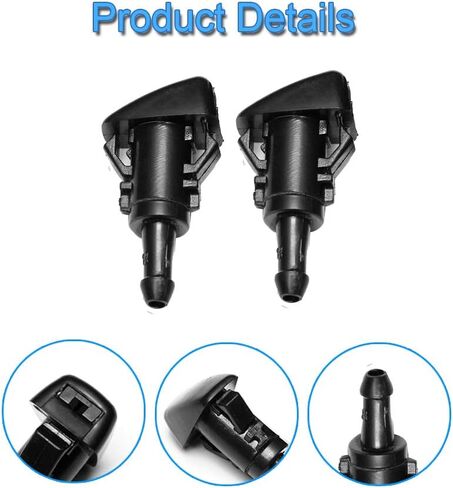 Universal Windshield Washer Nozzle Fluid Hose Kit 3 Meters with 12 Pcs Hose Connectors Suitable for Most of Car Washer Fluid Tubing in Saudi Arabia