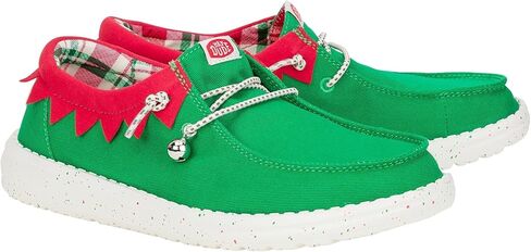Hey Dude Women's Wendy Holiday Elf Sneaker in Saudi Arabia