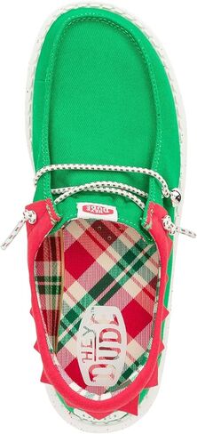 Hey Dude Women's Wendy Holiday Elf Sneaker in Saudi Arabia