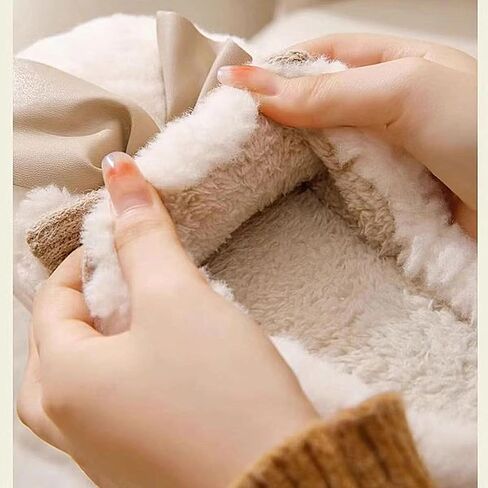 UNICOLD Fuzzy Cute Bow-tie Slippers For Women, Comfy Memory Foam Cloudy Soft Warm Slippers Indoor Outdoor In Winter in Kuwait