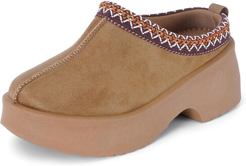 mazeskin Womens Platform Chunky Memory Foam Slippers Heeled Wedge House Shoes Indoor Outdoor All Year Round in Saudi Arabia
