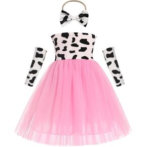 Baby Girls Christmas Velvet Tulle Dress with Headband Armbands 3PCS Fall Winter Holiday Party Photosshoot Dress Outfit
