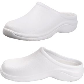 Harssidanzar Womens Clogs, Chef Shoes for Women,Nurse Shoes,Slip On Garden Shoes HL209US