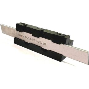 Adjustable Center Height Parting Cut Off Tool Holders for Metal Lathe Machines (Blade-3/32'' x 1/2'' x 4-1/2'' (8mm Shank))