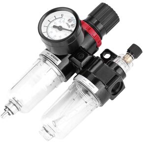 Air Pressure Filter Regulator Lubricator Water Trap Oil-water Separator G1/4