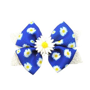 Glitter Sunflower Hair Bow Clips Daisy Hairpin Hair Barrettes Hair Accessories for Baby Girls.(FJ120) (Yellow)