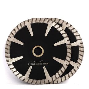5 Inch Concave Diamond Blade T Segmented Diamond Cutting Disc for Granite Marble Stone 1PC