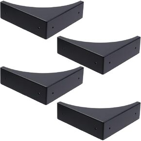 4Pack Box Corner Guard Desk Corner Protector Furniture Edge Safety Cover Metal Corner Bumper Decorative Edge Guard, Light Gold