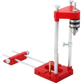 Jadeshay Drill Punch Locator Adjustable Portable Drilling Tool Hole Jig Woodworking DIY Drill Bench Press Machine