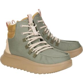 Hey Dude Women's Wendy Peak Apres Coated Twill Ankle Boot