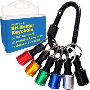 Bit Holder Keychain: Never Lose Your Bits Again with Our Convenient Drill Bit Keychain Holder!