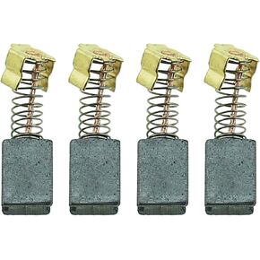 RLECS 4PCS 12mm Length Power Tool Motor Angle Grinder Carbon Brush Accessory Drill Carbon Brush for Power Tool Curve Saw Rotary Drill Hammer Drill