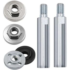 Grinder Extension Shaft, 80mm M10 Thread Rotary Extension Shaft Set (Set of 6)