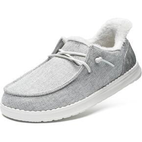 STQ Slip Ins Women's Loafers丨Orthopedic Warm Winter Boat Shoes with Plantar Fasciitis Relief