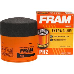 FRAM Extra Guard PH2, 10K Mile Change Interval Spin-On Oil Filter