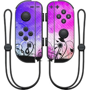 MightySkins Carbon Fiber Skin for Nintendo Joy-Con Controller - Spaced Out | Protective, Durable Textured Carbon Fiber Finish | Easy to Apply, Remove, and Change Styles | Made in The USA