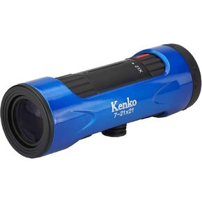 Kenko 429051 Ultraviue I Monocular, 7-21 x 21, 7-21x, 0.8 inch (21 mm) Diameter, Zoom Type, Blue