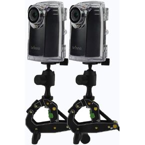 Brinno BCC200 - Construction & Outdoor Security Time-Lapse Camera Trio Bundle Pack - 42-Day Battery Life - 720P - Includes: TLC200 Pro Camera, Clamp, & Water-Resistant Case