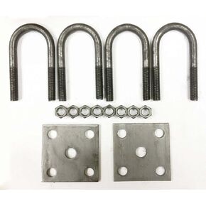 New Trailer U Bolt kit for 5200-7000lbs 3" Round Axle 7" Long 1/2" Dia -20080