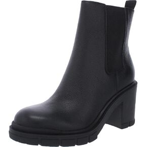 Marc Fisher Womens Vanlisa Leather Round Toe Booties
