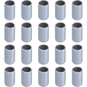 Screw Thread Protector Cover Rubber End Caps, [for Screw, Bolt] - 3/8"(10mm) ID/Grey/20pcs