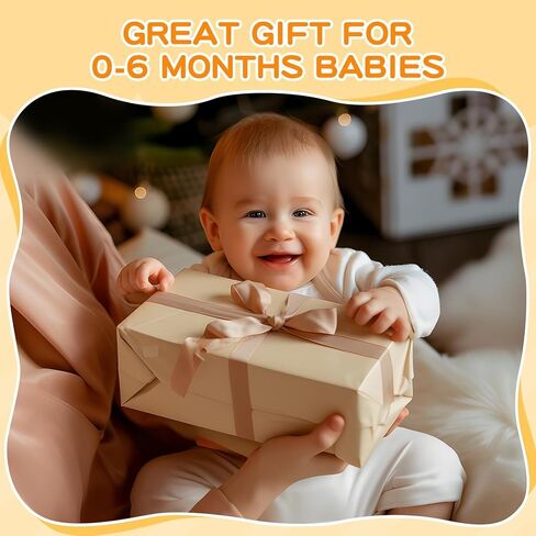 Montessori Educational Toys for Babies 7-12 Months, 7 in 1 Early Learning Educational Kit for Toddlers Gifts, Includes Spinning Drum, Permanent Box, Red Mirror Knob Puzzle, Hedgehog Rattle and More in Saudi Arabia