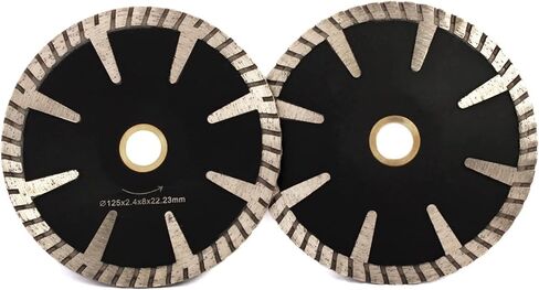 5 Inch Concave Diamond Blade T Segmented Diamond Cutting Disc for Granite Marble Stone 1PC in Saudi Arabia